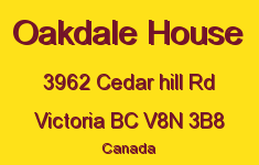 Oakdale House 3962 Cedar Hill V8N 3B8